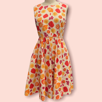 Fruit Toss Print Dress